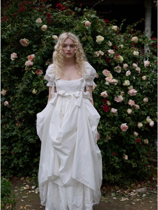 Selkie Dresses & Skirts - Selkie Love Story White Puff-Sleeve Romantic Maxi Dress 2X